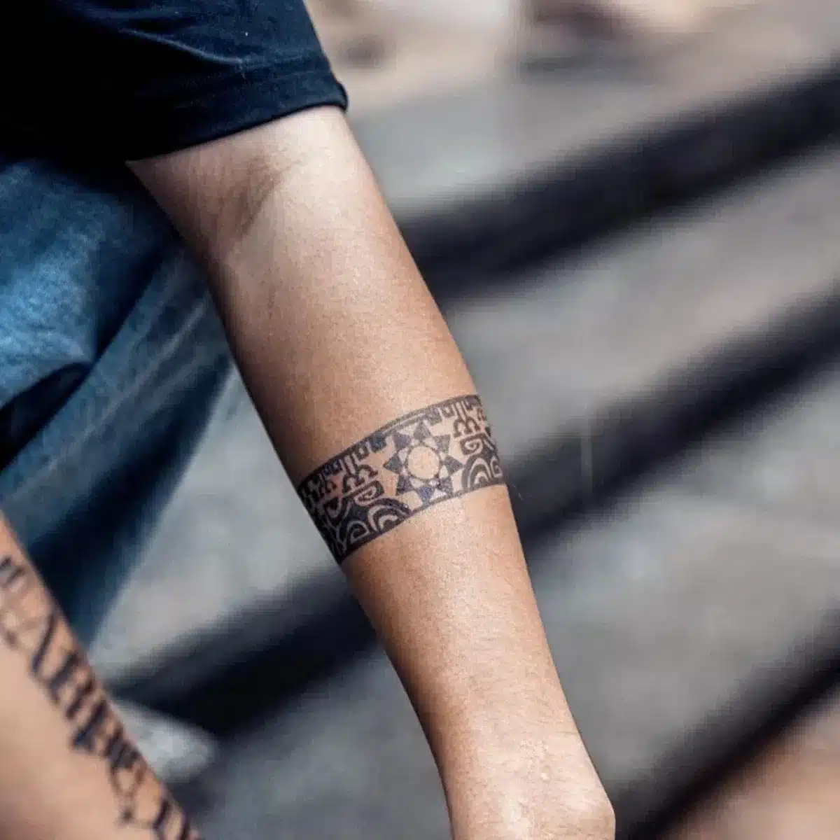 banded symbols tattoo