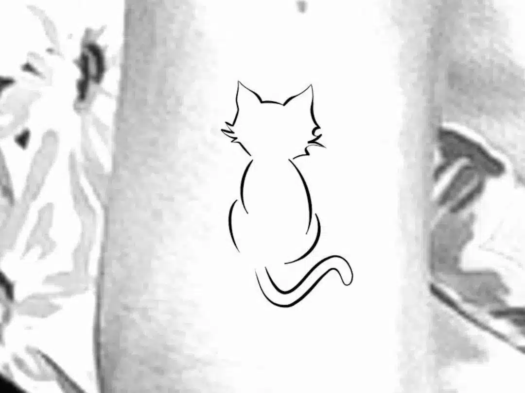 Pet Outline tattoo