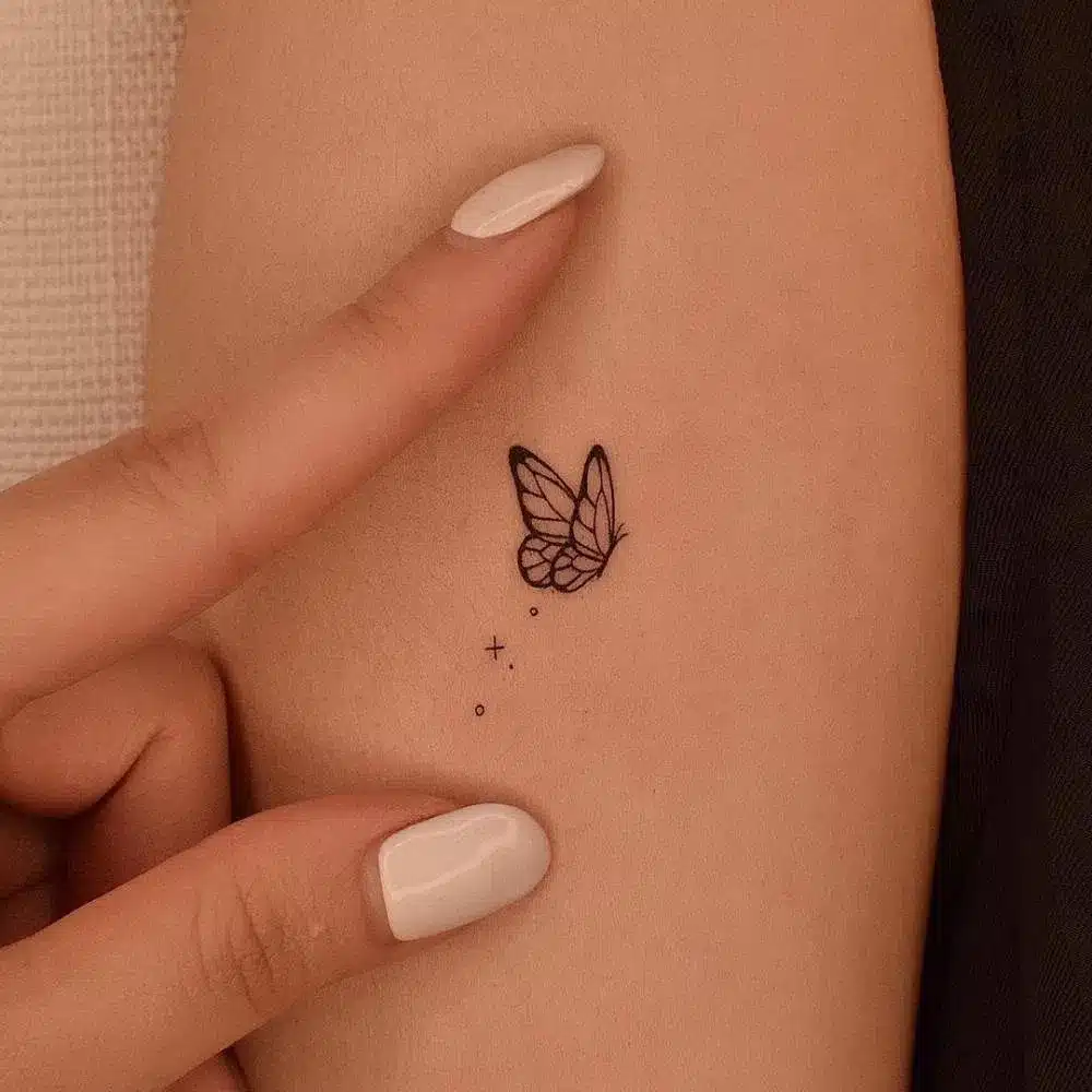 Single-Line Butterfly