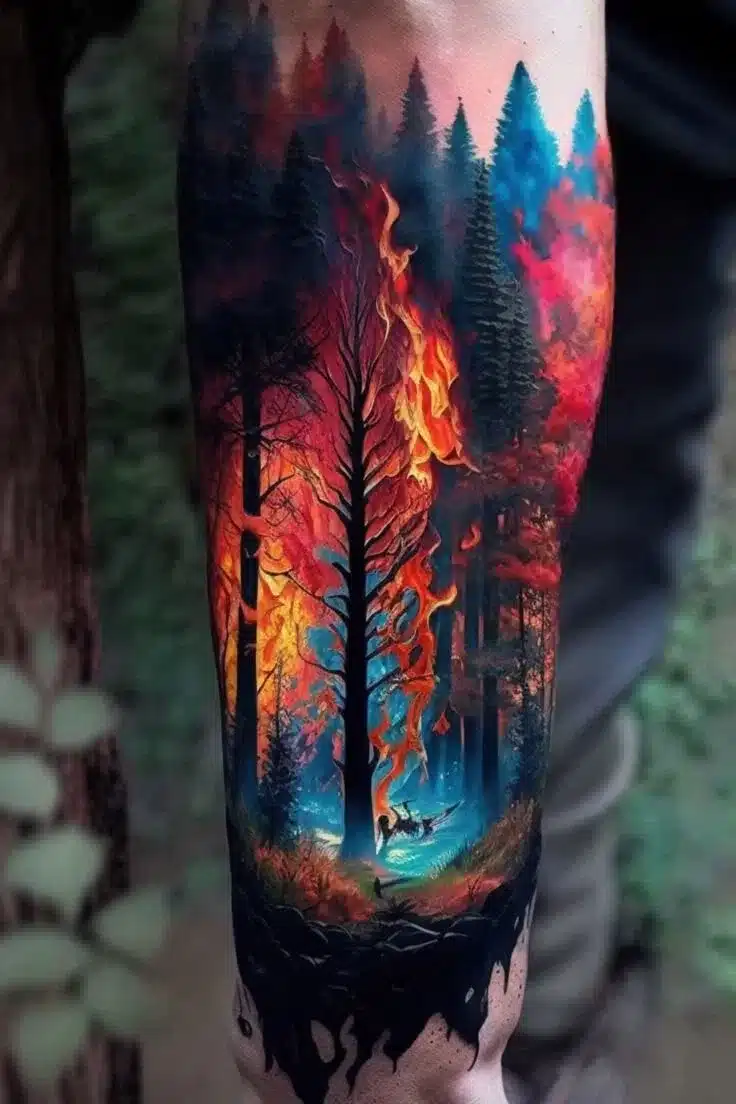 Flames to Forest