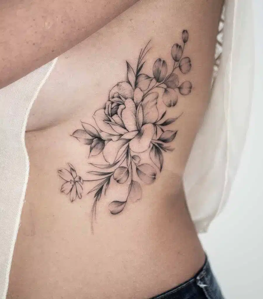 Lower Abdomen tattoo