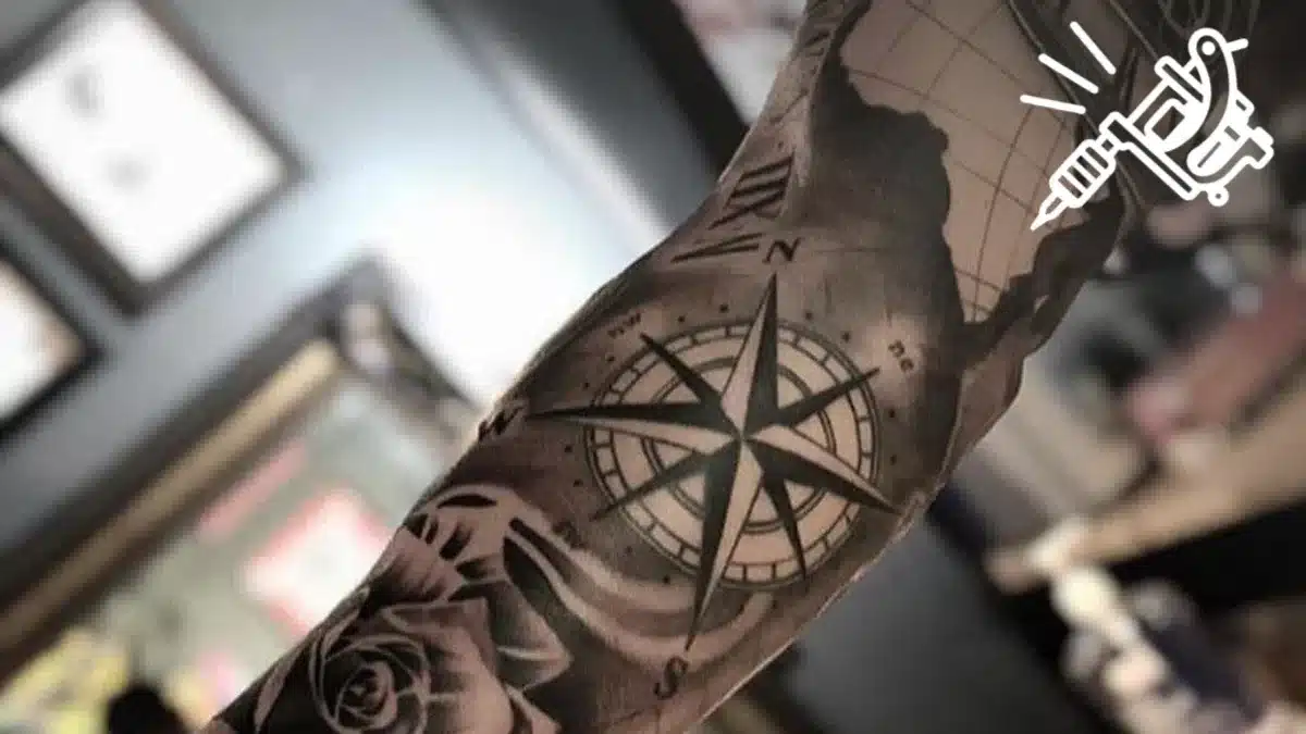 men forearm tattoo