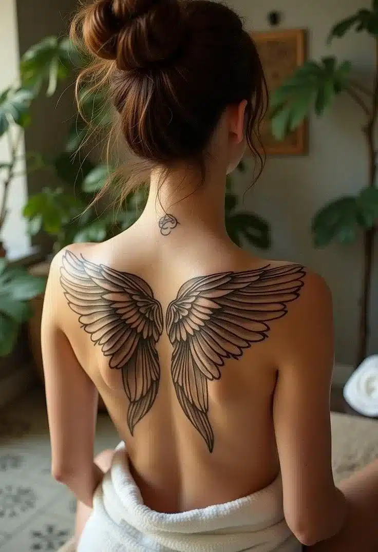 Back tattoos