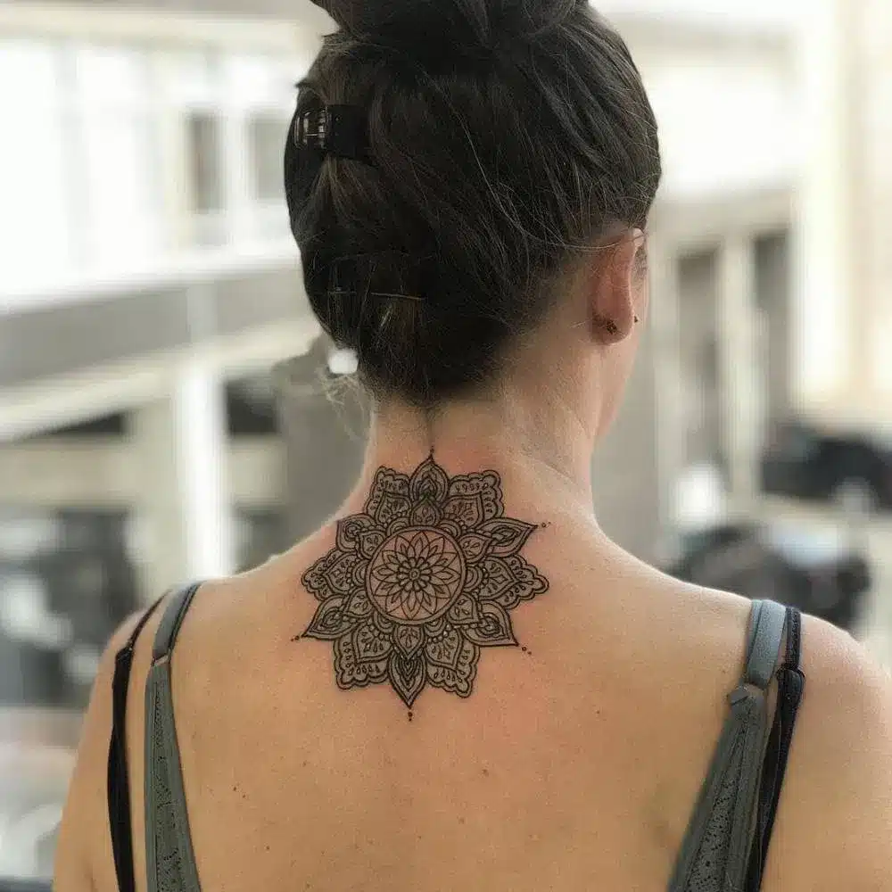 Floral tattoo