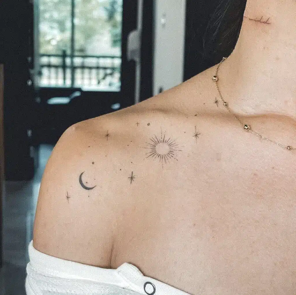 Ocean Horizon sky tattoo