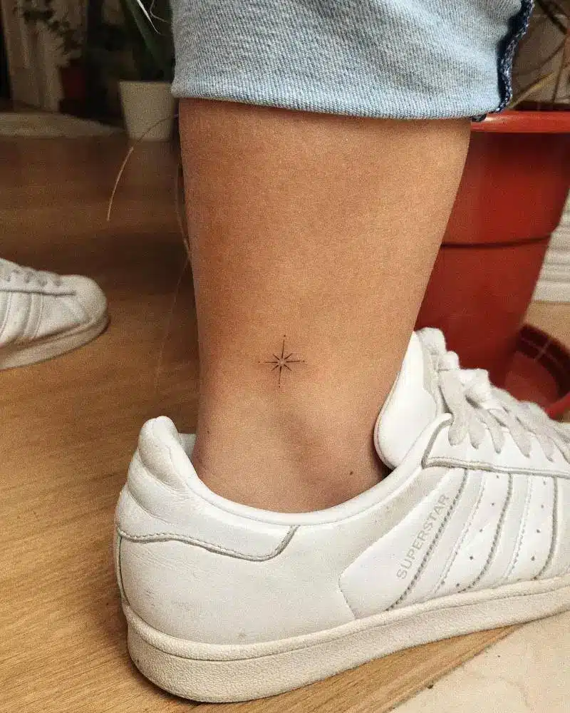 Ankle tattoo