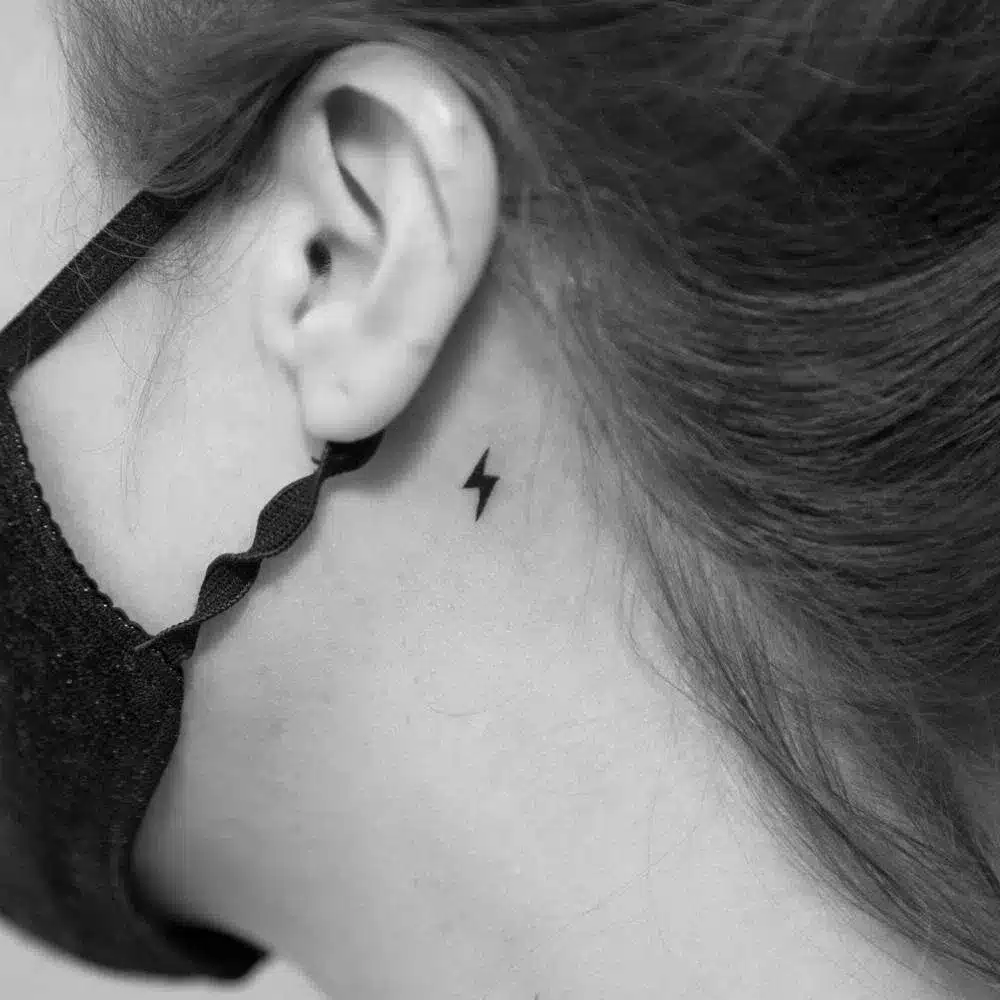 Neck tattoo